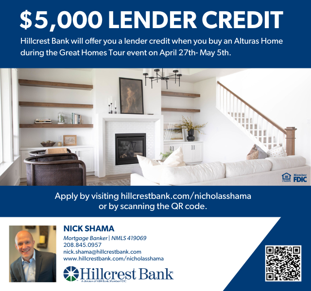 $5,000 Lender Credit Incentive