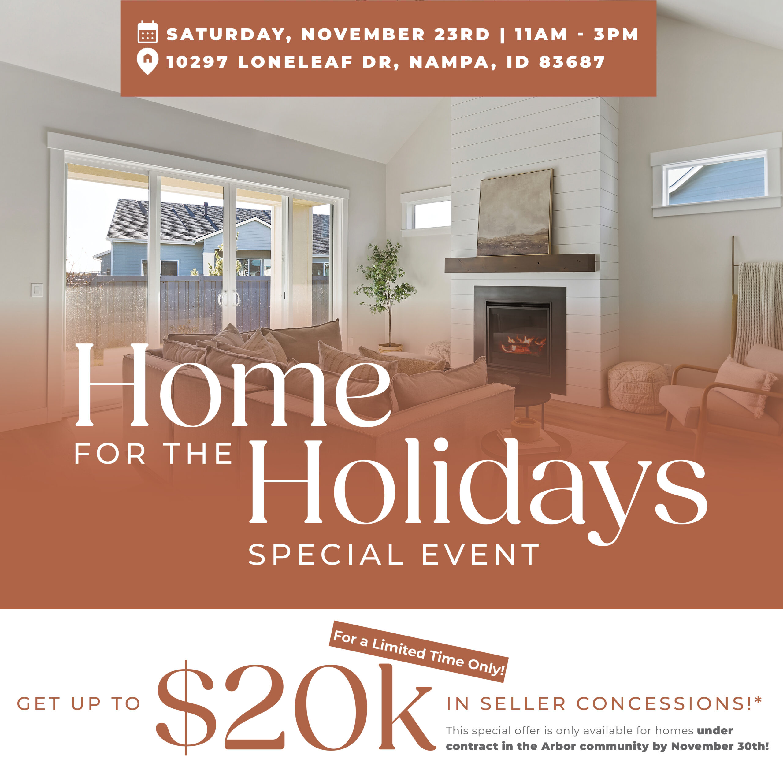 Home for the Holidays $20k Promo Event