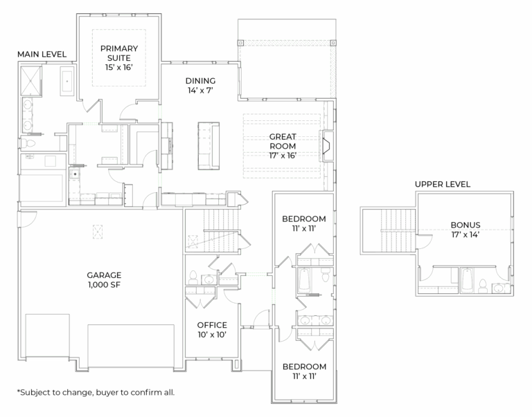 The Madison Bonus Floor Plan