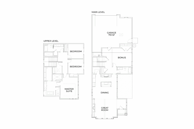 Owyhee floor plan featuring 3 bedrooms, 3 bathrooms, and a spacious bonus room by Alturas Homes