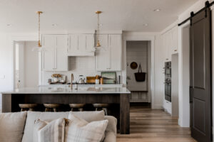 Modern kitchen showcasing home design trends Boise with quartz countertops and custom cabinetry