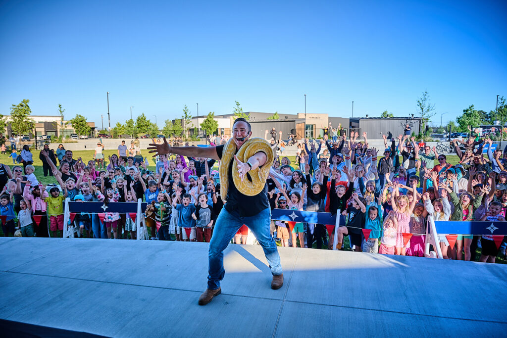 Corbin Maxey at the SO|ME District in Meridian
