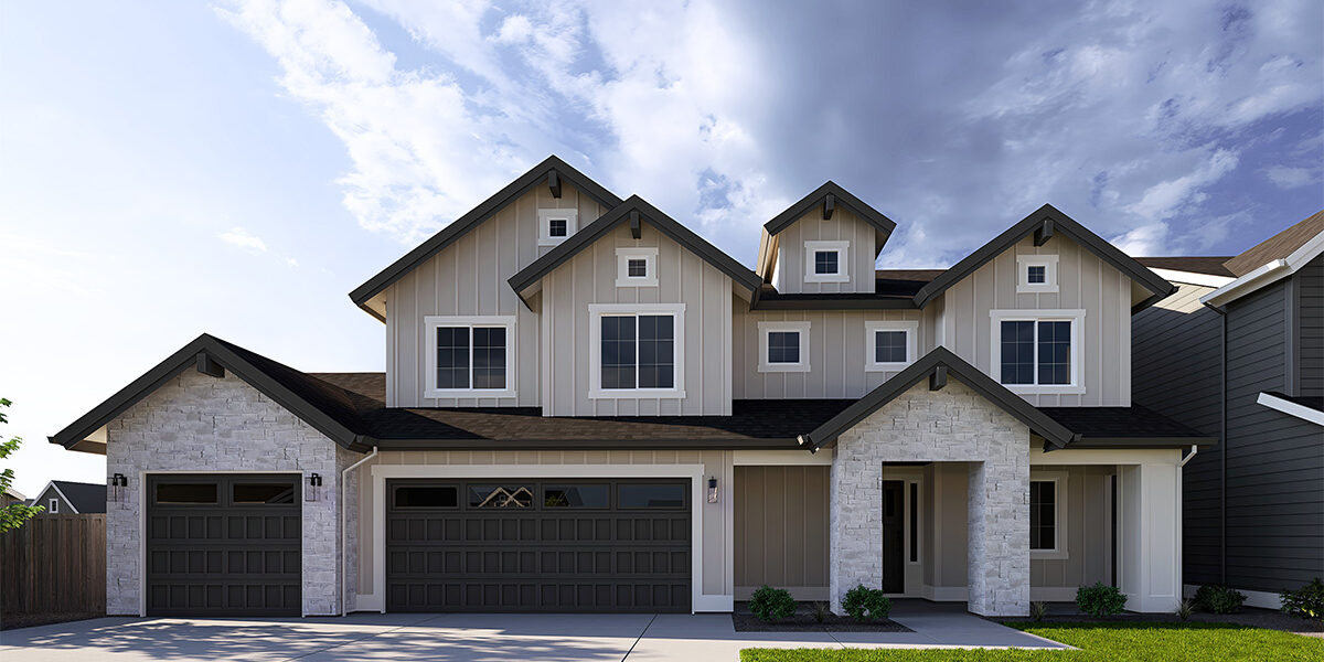 Exterior Render - Front Daylight