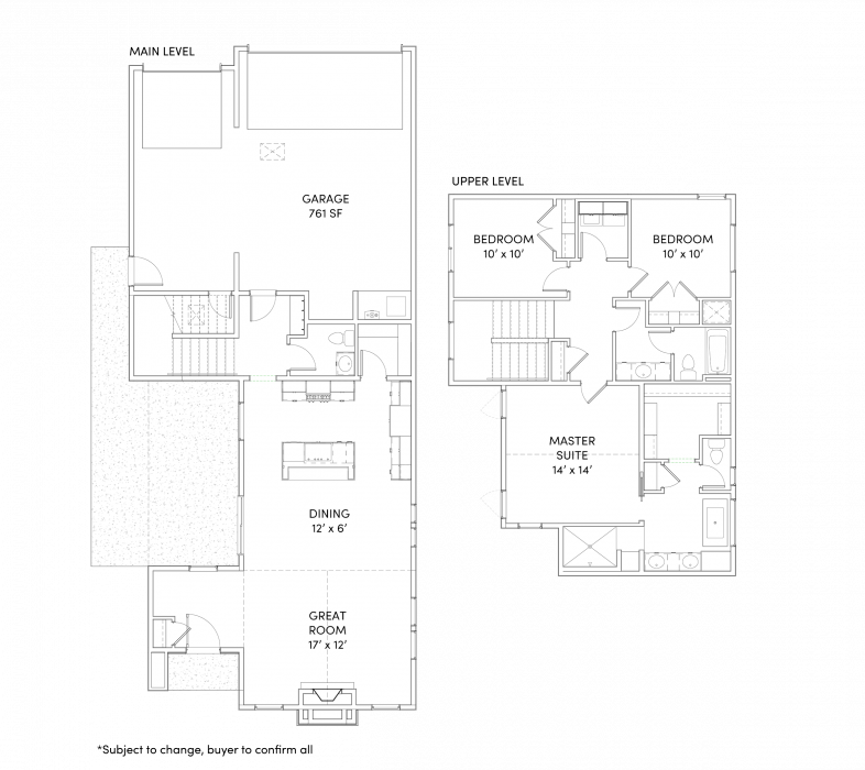 The Carey - Floor Plan