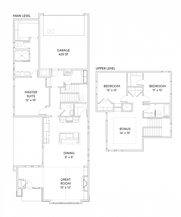 Carey with Bonus - Floor Plan