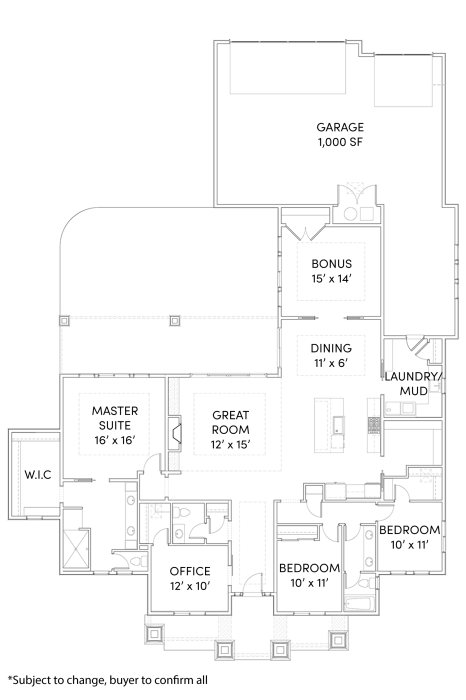 Red Tail Floor Plan